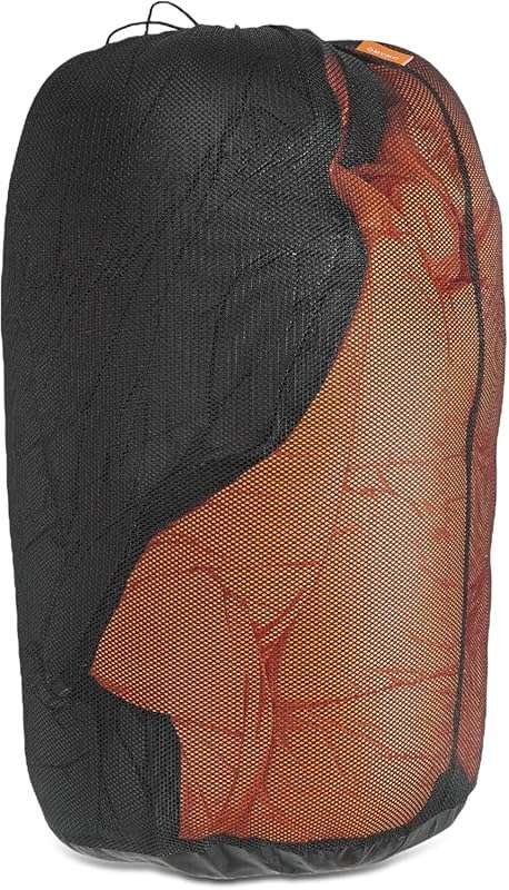 68L Mesh Sleeping Bag Stuff Sack, Tear-Resistant Polyester Drawstring 