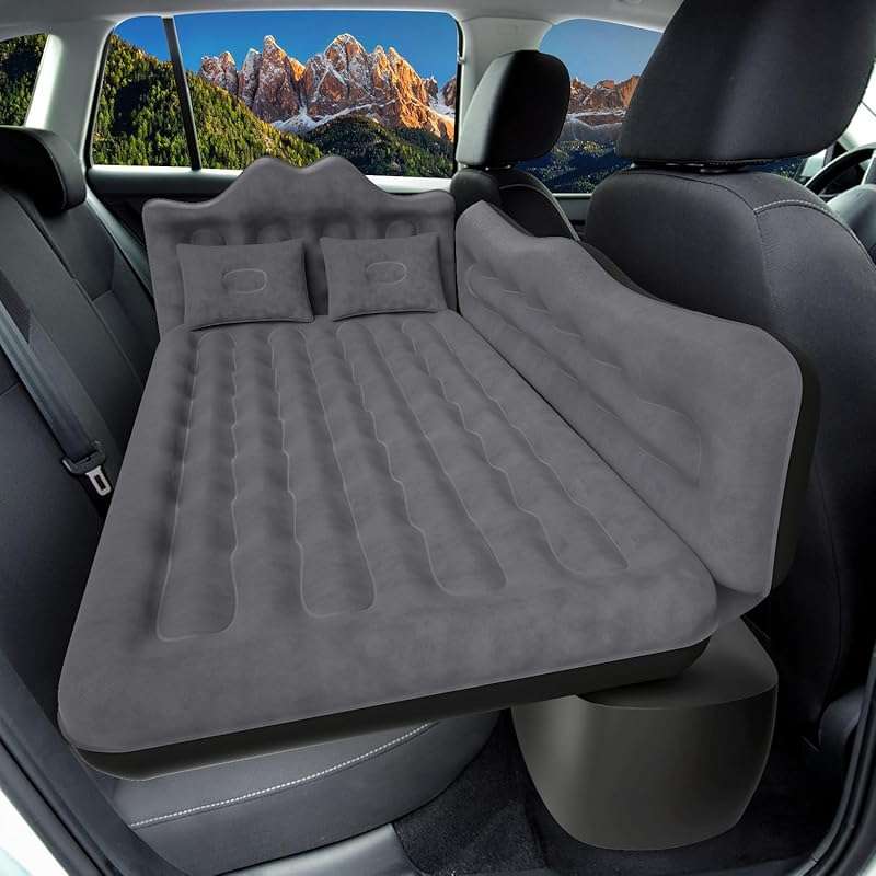 Car Air Mattress: Inflatable SUV Truck Bed for Camping and Travel with