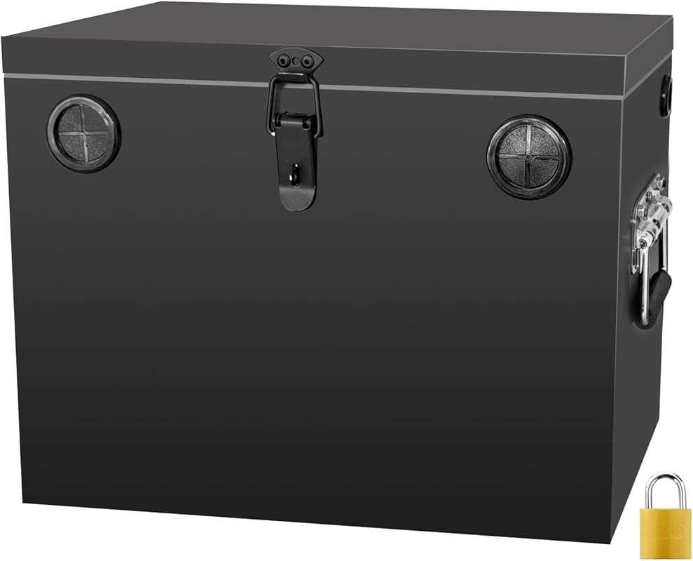 Waterproof Steel Battery Box for Marine and RV Trolling Motor, Group 2