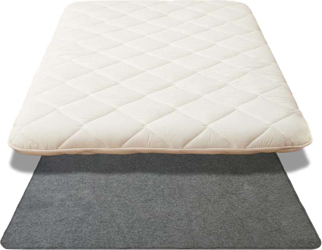 Dr.Futon Traditional Japanese Floor Futon Mattress, Cotton Shikibuton,