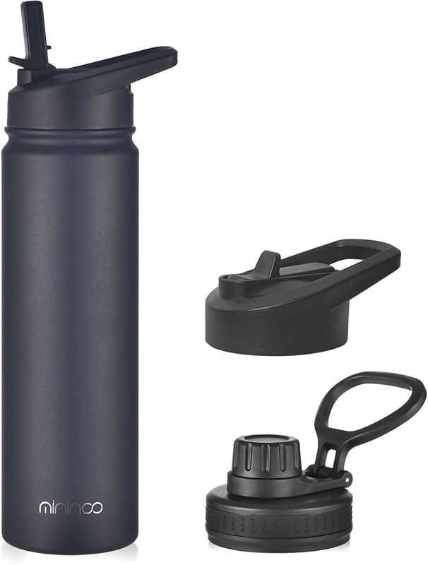 mininoo 24oz Insulated Stainless Steel Water Bottle: Perfect for Sport