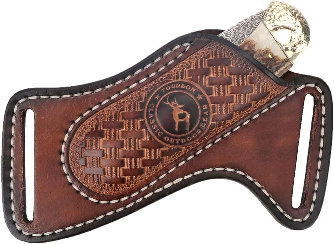 Tourbn Leather EDC Pocket Knife Sheath Holder