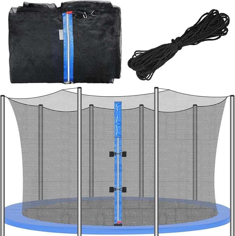 Trampoline Net Replacement: Weather Resistant Breathable Safety Round 