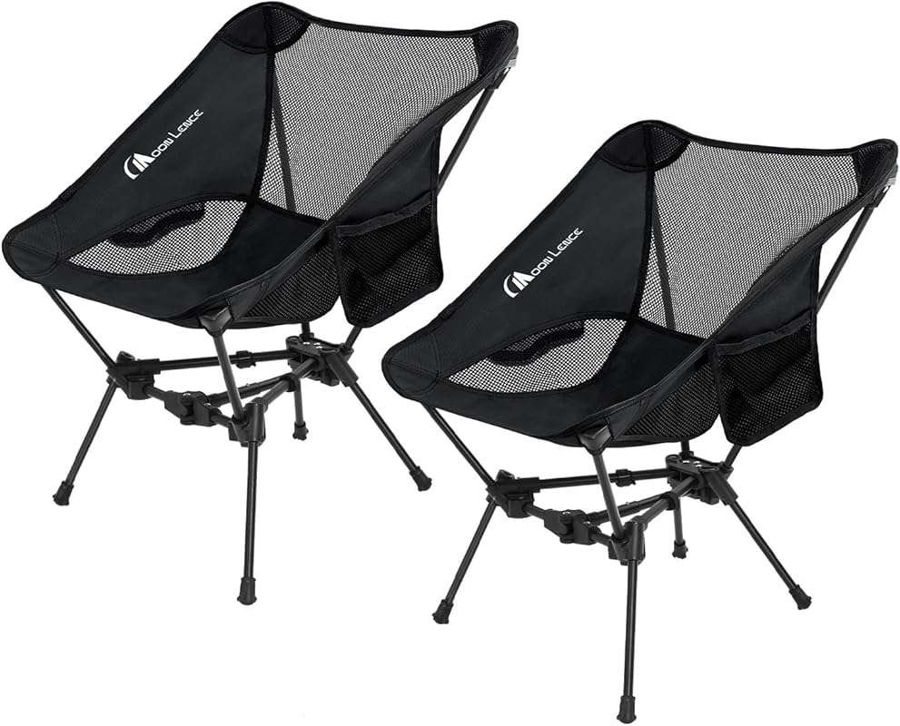 MOON LENCE 4th Gen Ultralight Portable Backpacking Chair - Compact and