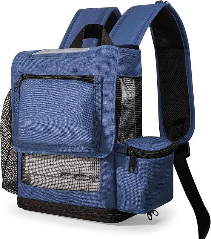 O2TOTES Premium Lightweight Backpack for Inogen One G5 & Rove 6