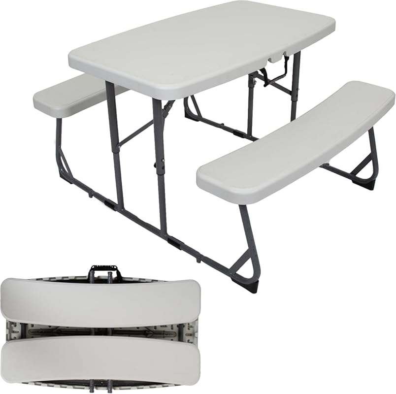 Stansport Compact Kids Picnic Table , White