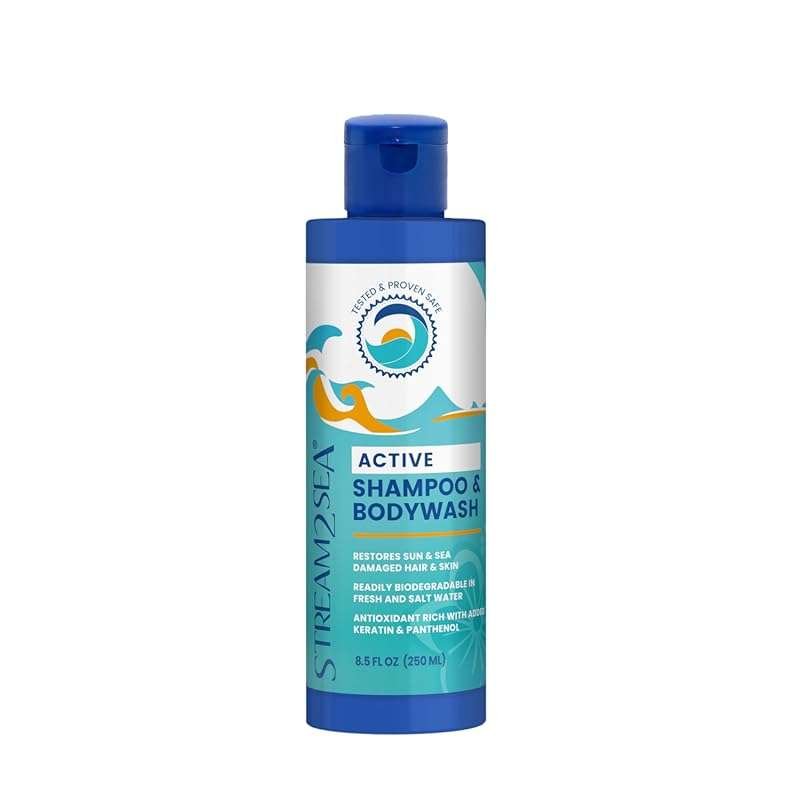 STREAM 2 SEA 3-in-1 Shampoo, Conditioner, Body Wash for Swimmers: Reef