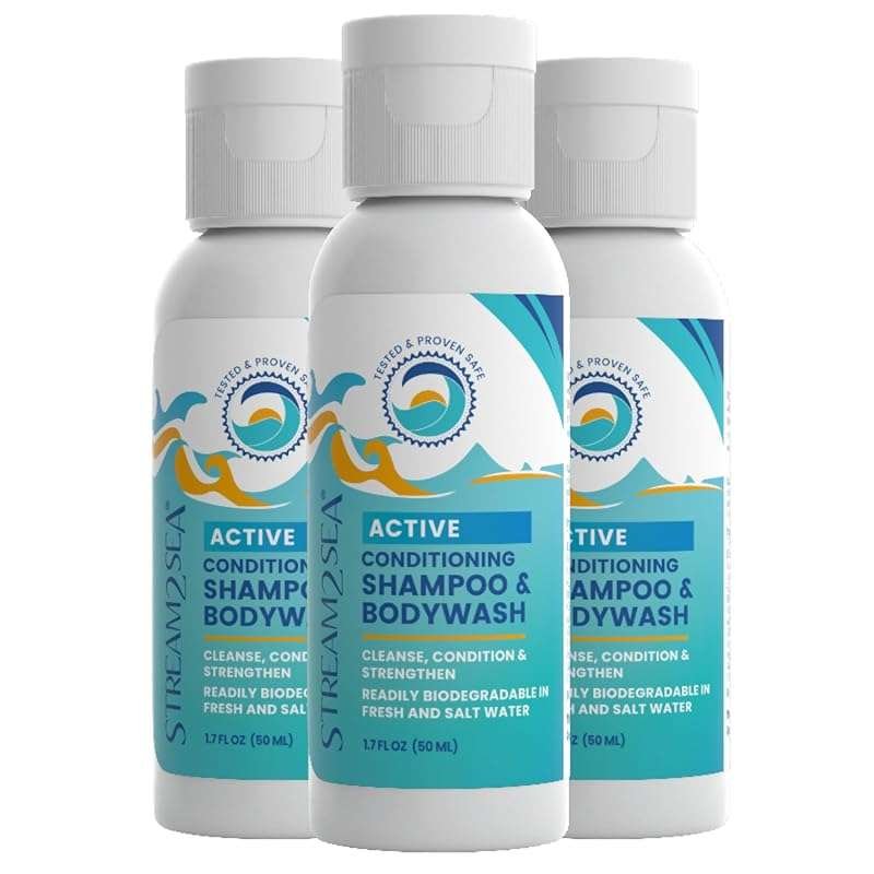 STREAM 2 SEA 3-in-1 Shampoo, Conditioner, Body Wash: Reef Safe, Organi