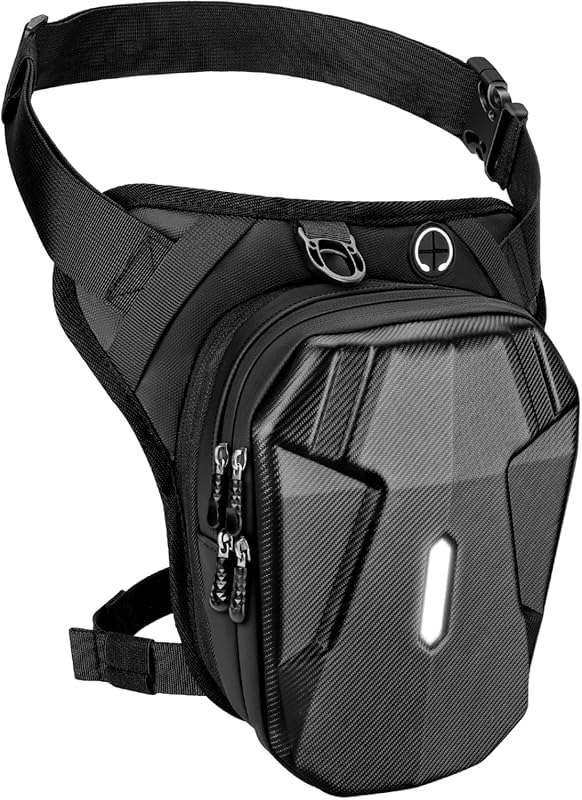 Thigh Bag, Motorcycle Leg Bag for Men Women, Drop Leg Bag with Removab