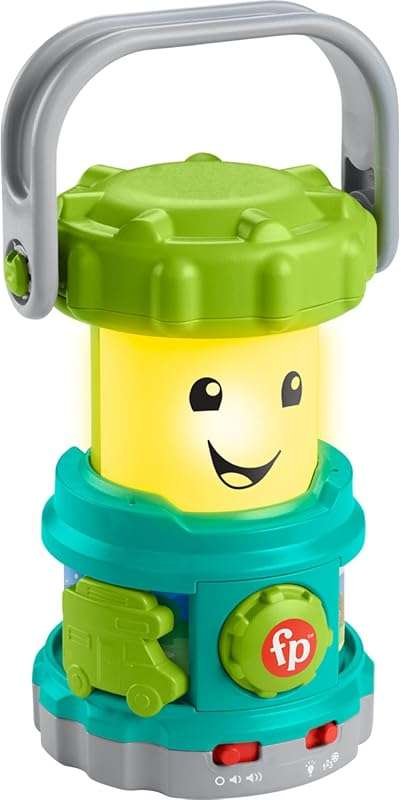 Fisher-Price Laugh & Learn Camping Fun Lantern: Interactive Baby Toy w