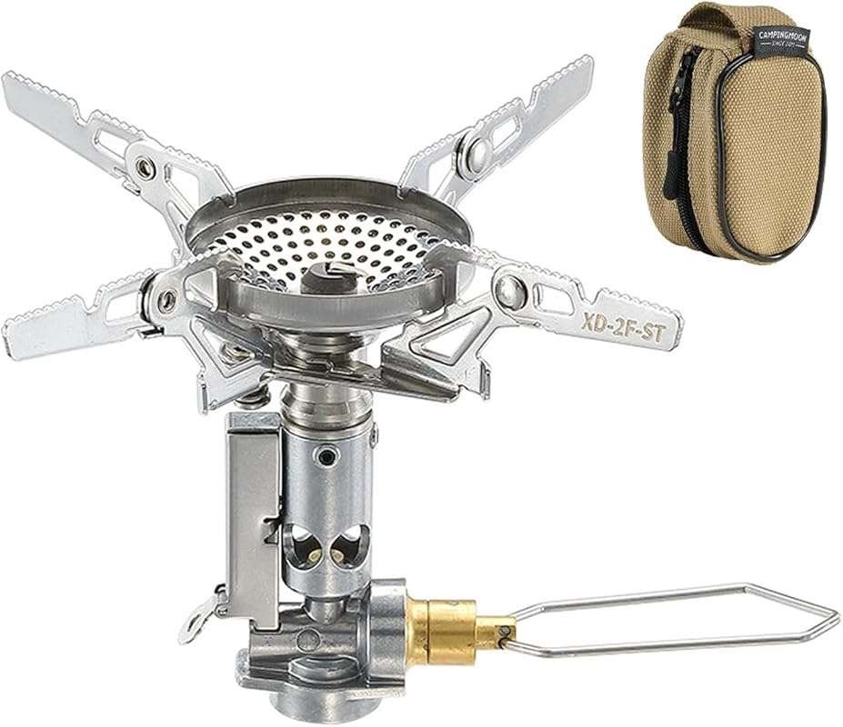 CAMPINGMOON Compact Foldable Stove - Lightweight and Portable for Outd