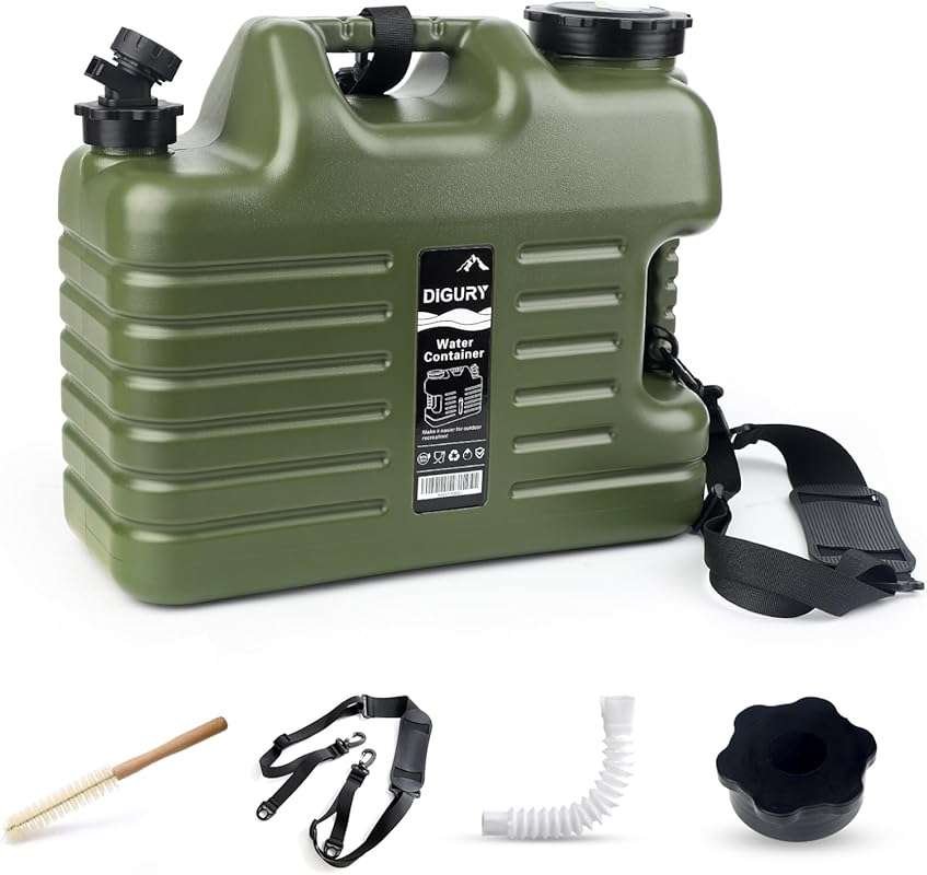 5 Gallon Camping Water Container with Spigot: BPA Free Portable Emerge