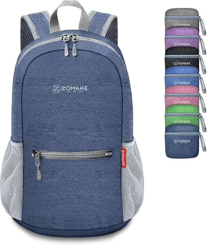 ZOMAKE 10L Lightweight Packable Hiking Backpack: Small, Tear-Resistant