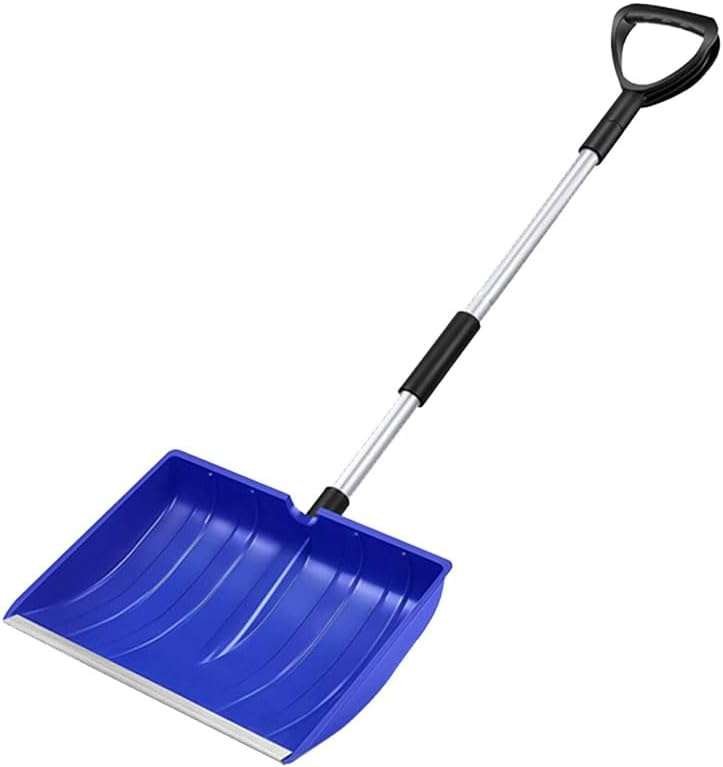 GardenPal Portable Heavy Duty Snow Shovel for Driveway & Car with D-Gr
