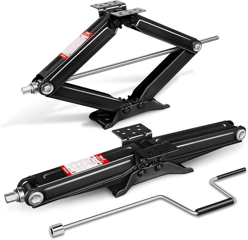 DNA Motoring 5000lbs RV Trailer Stabilizer Leveling Scissor Jacks with