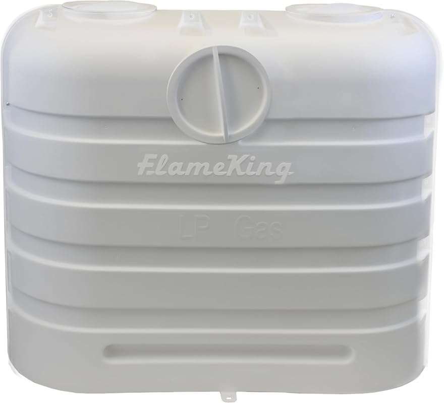 Flame King Dual 30LB Heavy Duty LP Propane Tank Cover for RVs, Travel 