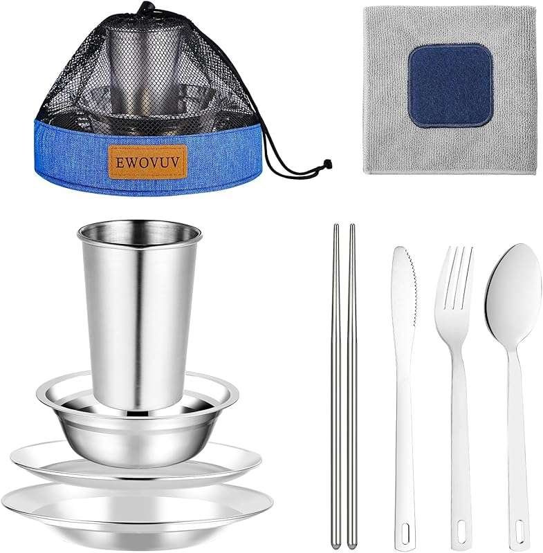 Camping Mess Kit for 1-2 Persons