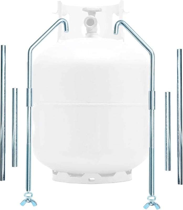 RV Propane Tank Mounting Rack RVPNR103F for Camper & Travel Trailers (