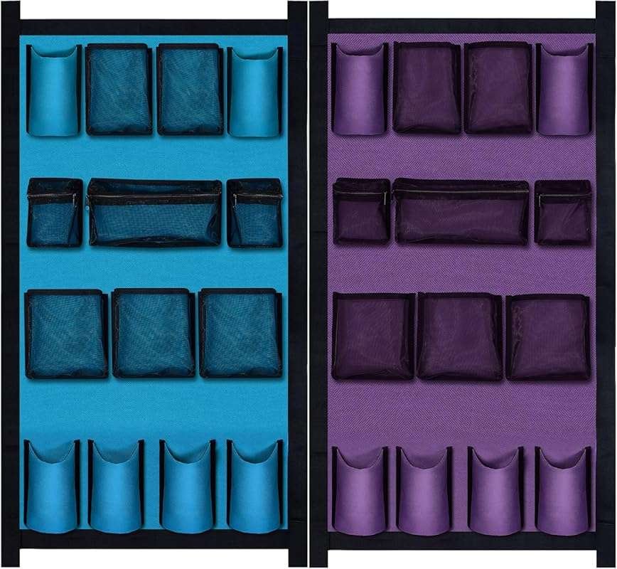 Riakrum 2 Pcs Horse Trailer Grooming Bag - Hanging Door Caddy Organize