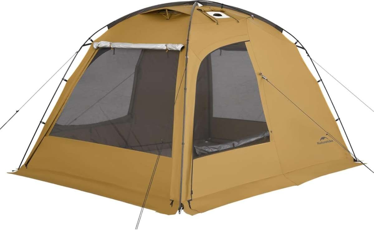 Naturehike Dune Hot Tent: Waterproof 4-Season Double Layer for 2-4 Cam