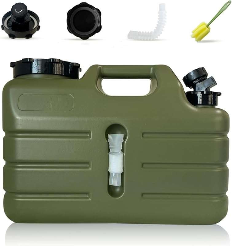 3 Gallon Water Container with Spigot: BPA-Free Storage Tank for Campin
