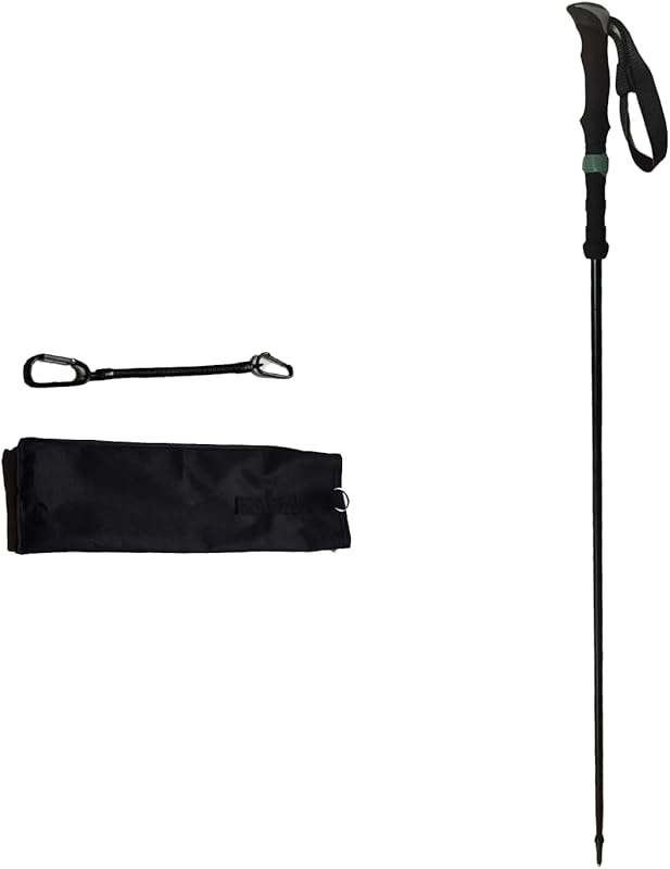 55-Inch Folding Wading Stick - 4-Section Automatic Spring Trekking Pol