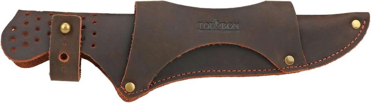 Tourbon Leather Knife Sheath with Belt Loop for Horizontal Vertical Ca