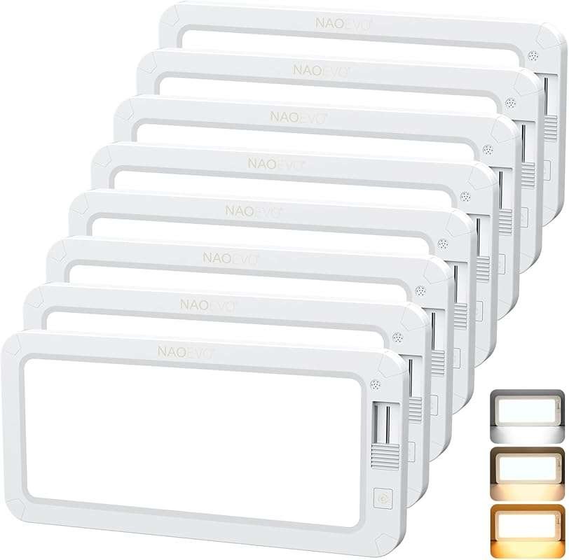 NAOEVO Dimmable 12V RV Interior LED Ceiling Light, 1500LM, 3 Color (29