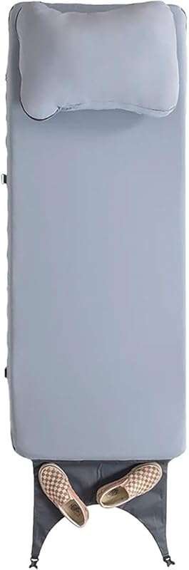 HEST Foamy Dual Layer Memory Foam Camping Mattress Pad: Portable Roll-