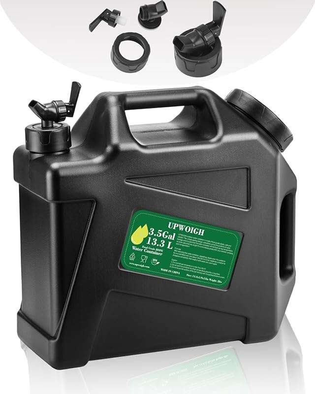 3.5 Gallon Water Jug, Overlanding Gear Water Containers Spigot, Campin
