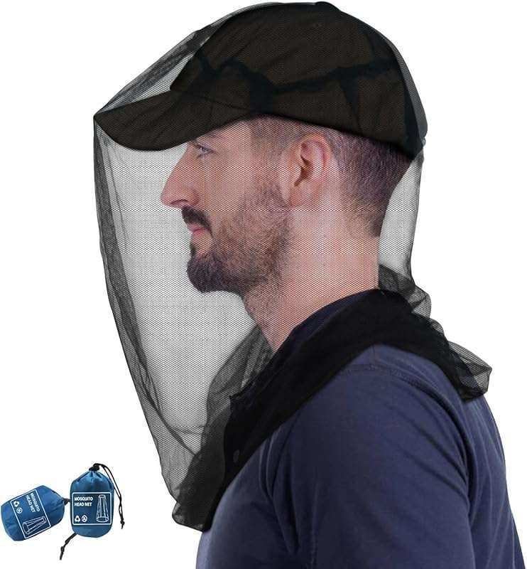 South to East 2 Pack Premium Mosquito Head Nets for Insect & Fly Prote