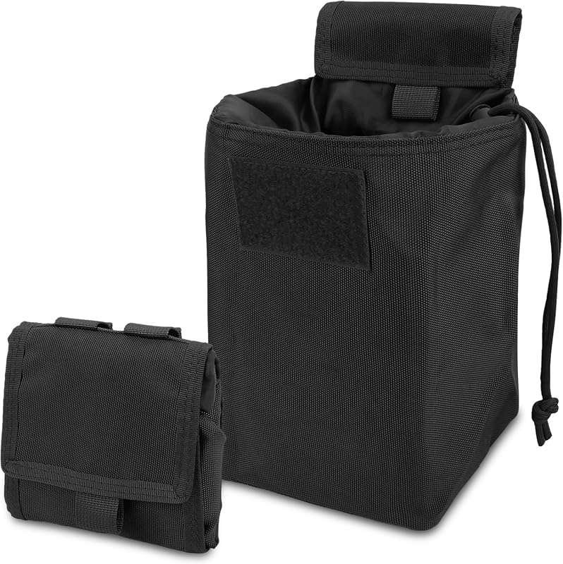 AIKATE Molle Dump Pouch: Roll-Up Magazine Recovery Bag for Tactical Be