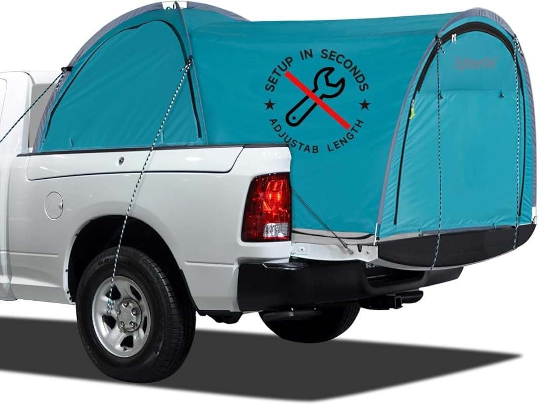 All Weather Camping Screen Tent for SUV & Camping with Mesh Shelter an