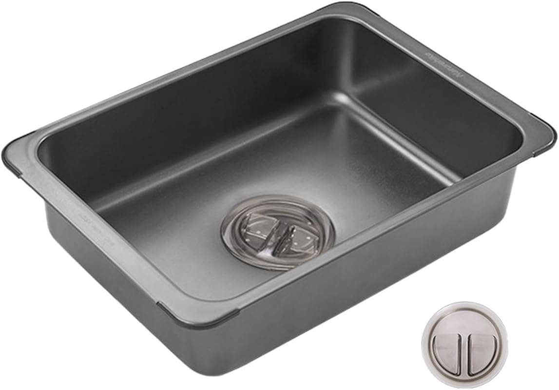 Naturehike 304 Stainless Steel Camping Bar Sink - 1.59Gal Small Indoor