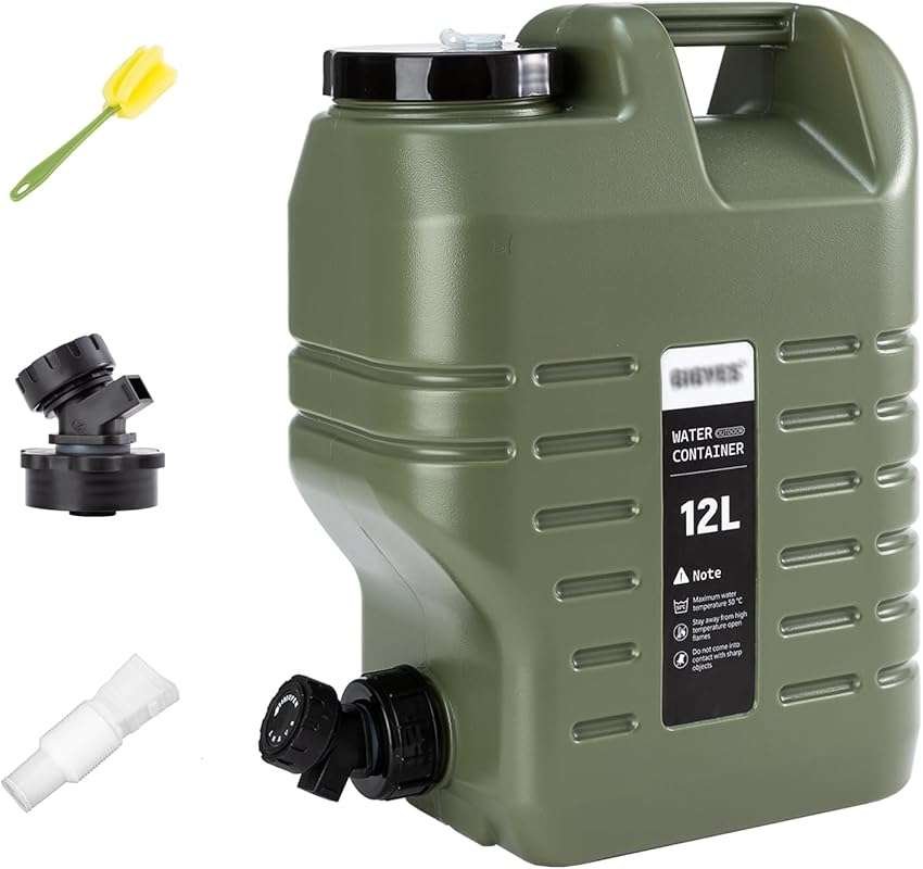 3.2 Gallon Camping Water Jug with Spout for BBQs