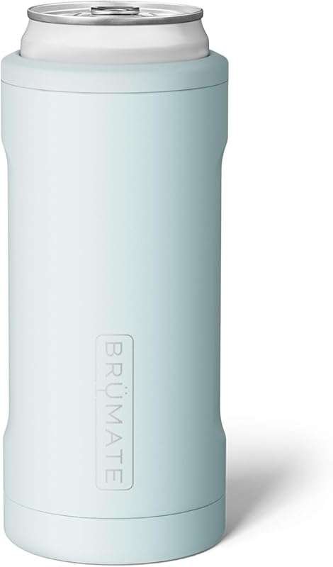 BrüMate Hopsulator Slim Can Cooler: Insulated Stainless Steel Drink Ho