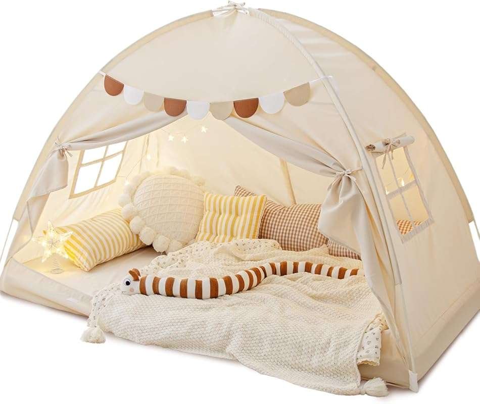 Sherilyn Indoor Dream Playhouse Tent for Toddler Twin Beds