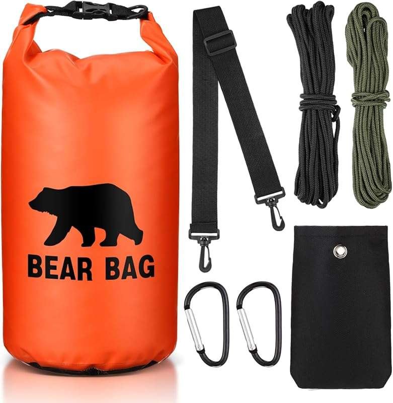 1 Set Bear Food Bag for Camping Ultralight Food Hanging System Include