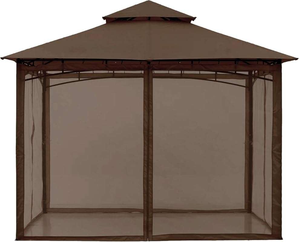 Universal 10x12 FT Replacement Gazebo Mosquito Netting Screen Walls – 