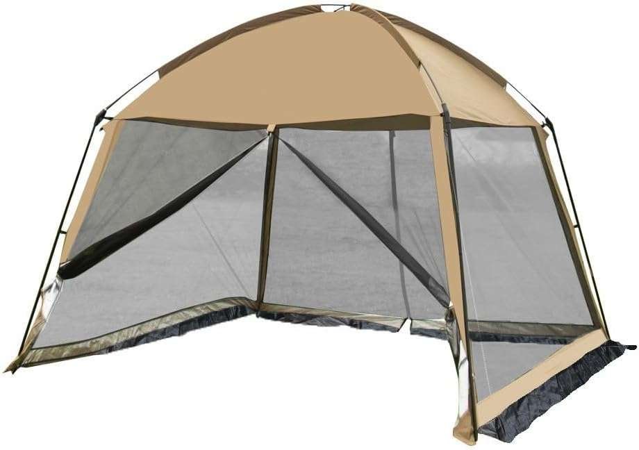 iCool 11x11ft Screen House Tent, Screened Mesh Net Wall Canopy Gazebo