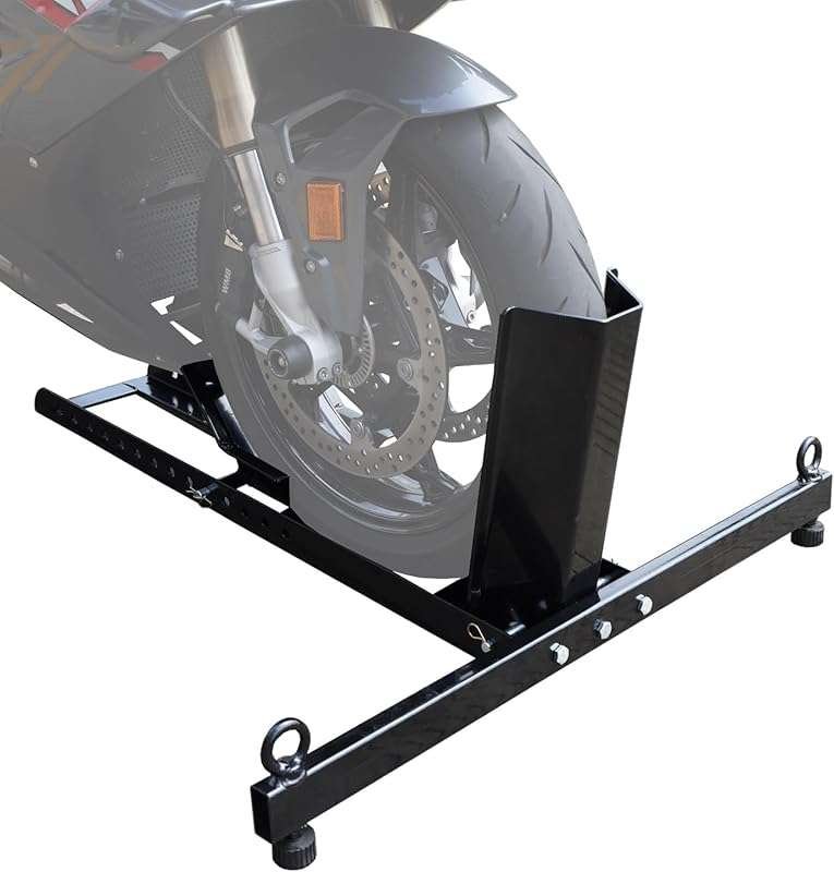 Motorcycle Wheel Chock, Motorcycle Stand Up to 1800LBs, Wide Range 3 I
