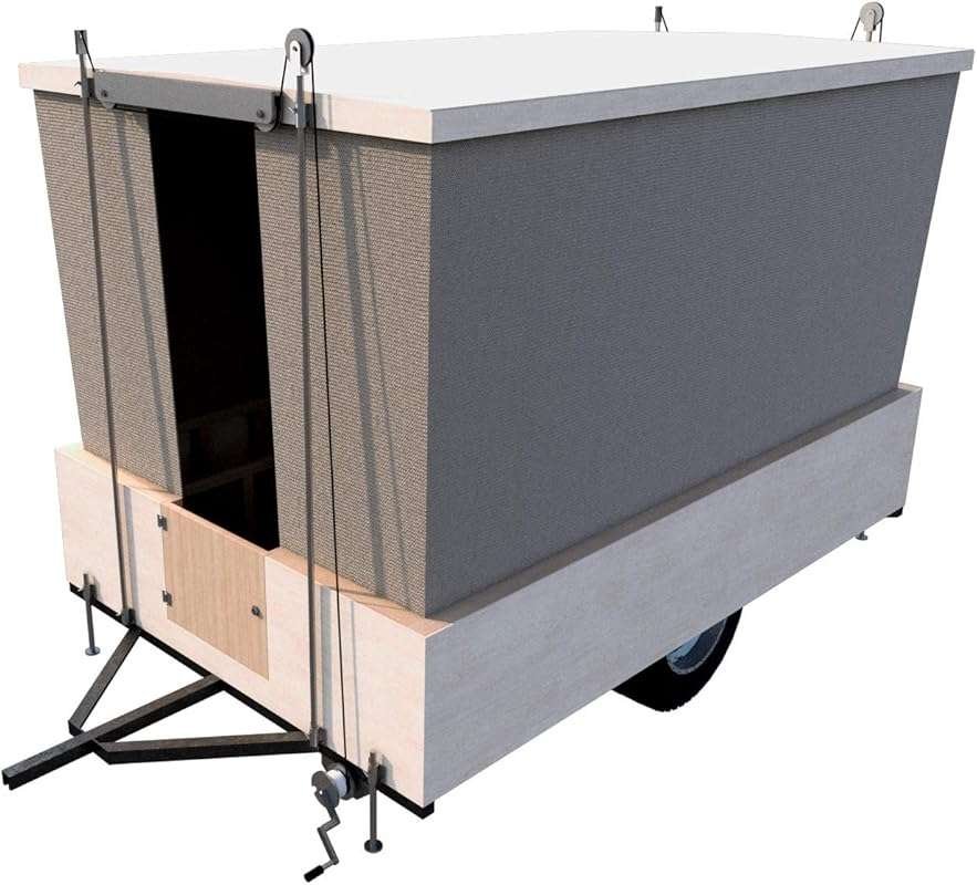 Pop Up Tent Camper Trailer Building Plans: DIY RV Caravan Plans for Yo