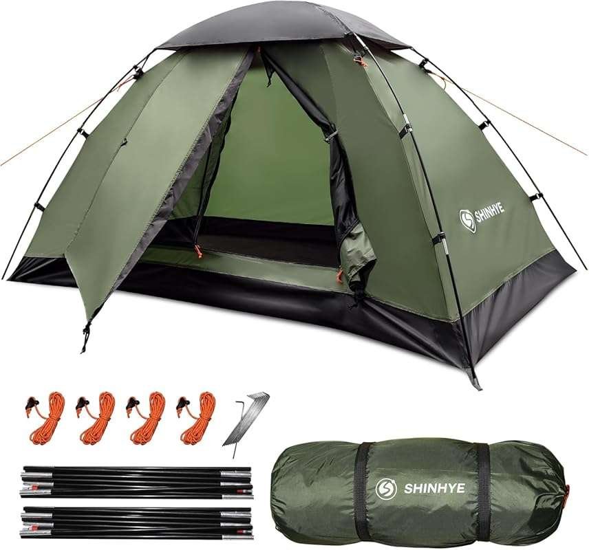 1-5 Person Backpacking Tent: Ultralight, Waterproof, Windproof, Easy S
