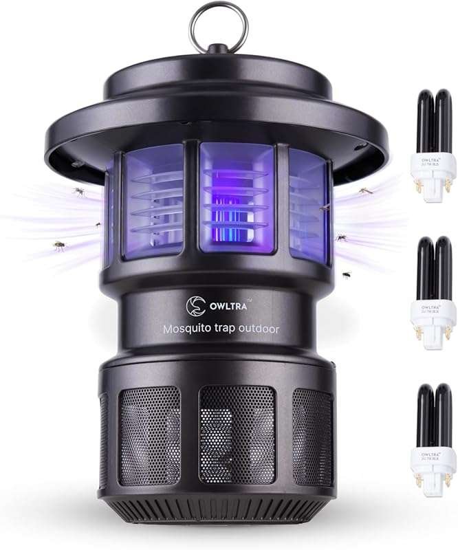 OWLTRA OMT-L20: Indoor/Outdoor electric insect trap, catcher & killer 