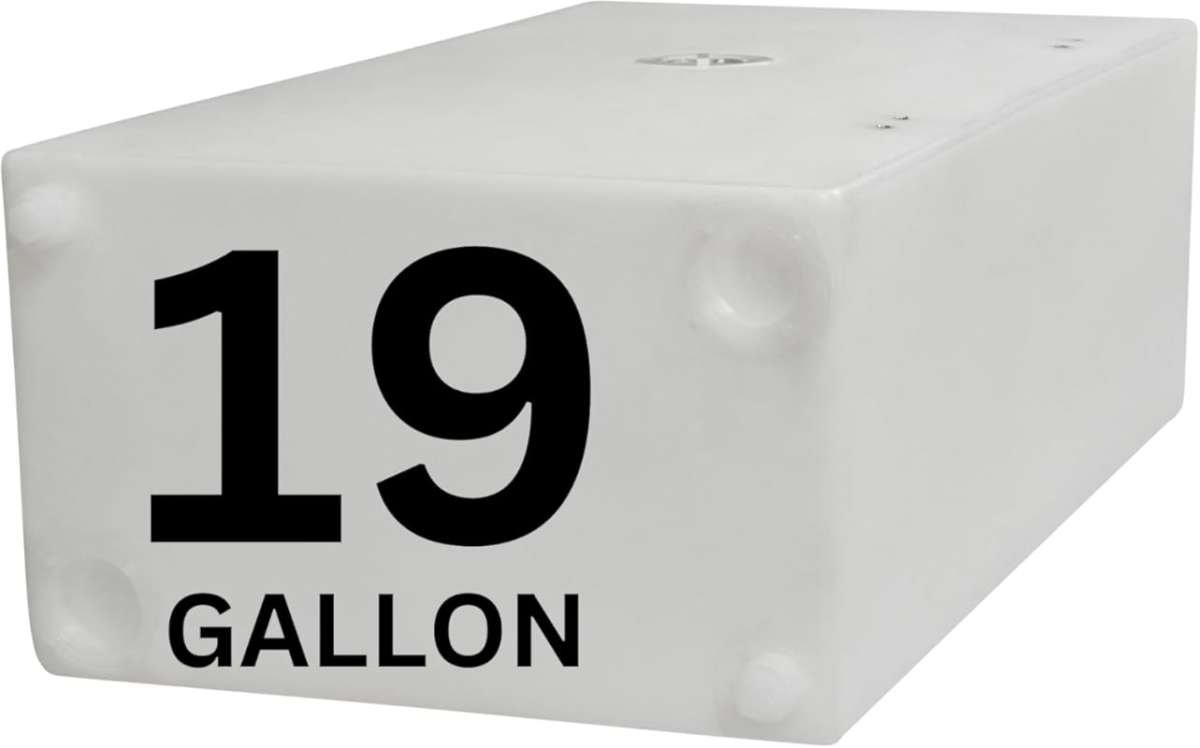 19 Gallon Potable RV Fresh Water Tank for Drinking, Cooking, Showering