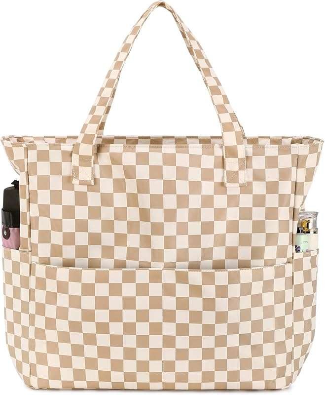 Bluboon Extra Large Waterproof Beach Tote Pool Bag for Women with Wet 