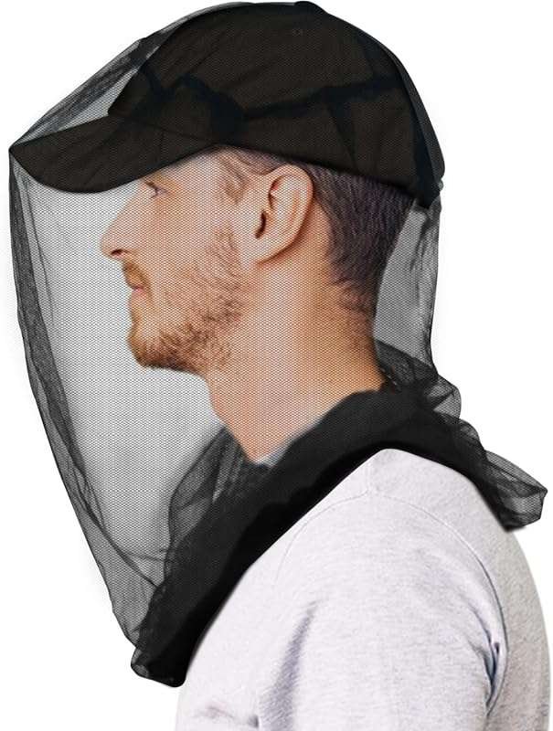 Tupi 1 Pack Premium Mosquito Head Net for Camping, Hiking, Fishing - U