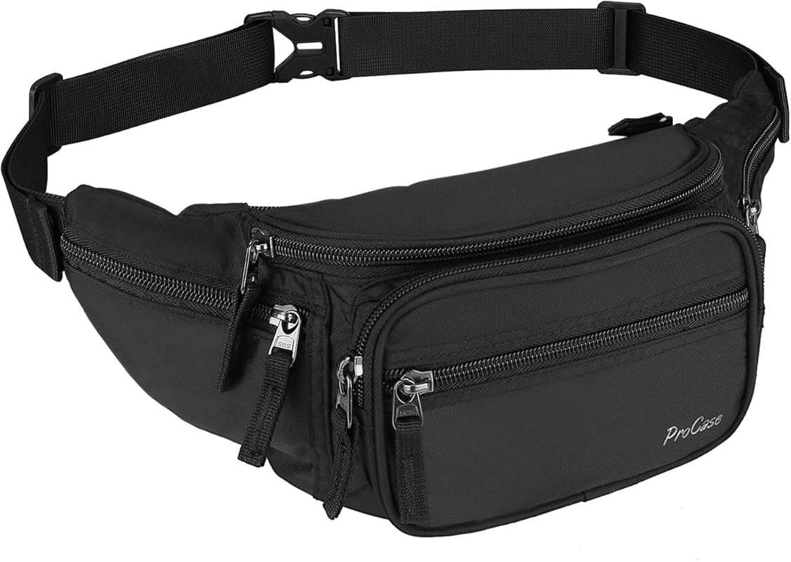 ProCase Fanny Pack Waist Bag for Men & Women Outdoor Sports