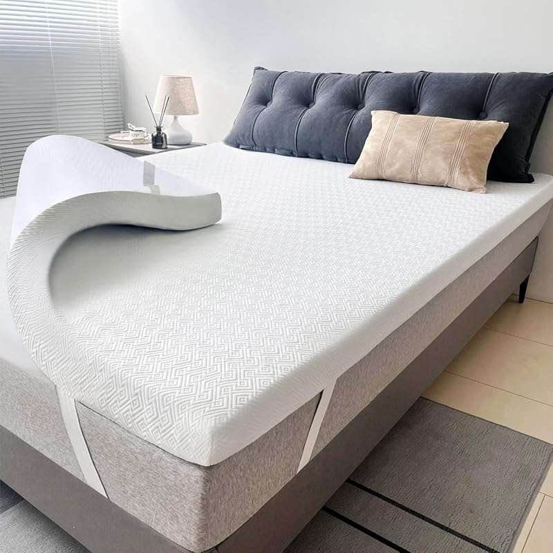 Airensky 2-Inch Cooling Gel Memory Foam Mattress Topper for Full Size 