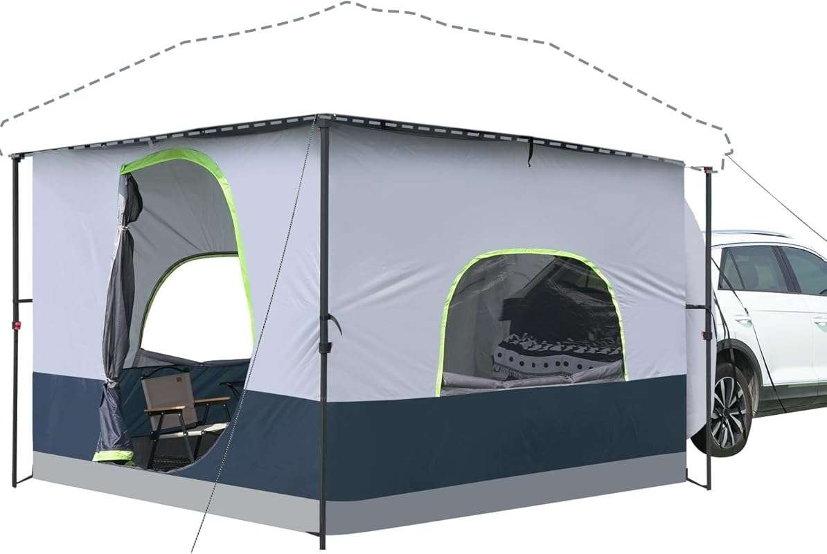 UNP Car Square Tent: Inner Tent for 10'x10' Canopy, Creates Camping Cu